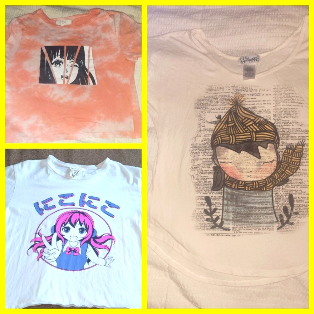 Anime Shirts Bundle Lot